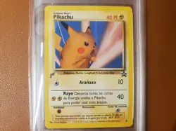 Pikachu Snap Holo #26 PSA 10 GEM MINT Spanish Stamped Pokemon Black Star Promo - Image 1