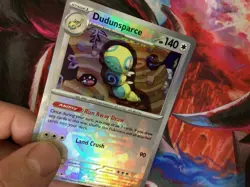 Pokemon Dudunsparce 080/131 Prismatic Evolutions Rare Holo Master Ball Pattern - Image 2