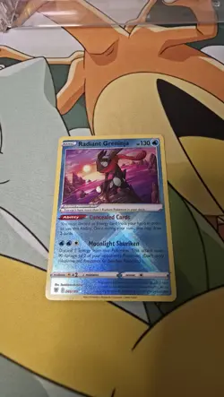 Pokemon TCG Radiant Greninja Holo Card 046/189 Near Mint Condition - Image 2