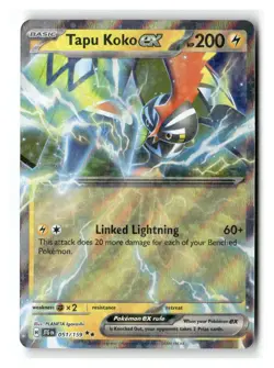 Tapu Koko ex 051/159 Double Rare Journey Together Pokemon Near Mint - Image 1