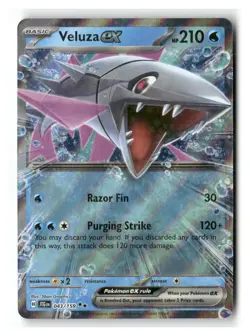 Veluza ex 043/159 Double Rare Journey Together Pokemon Near Mint - Image 1