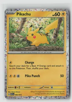PIKACHU 002/015 MCDONALD'S PROMO HOLO POKEMON TCG NM - Image 1