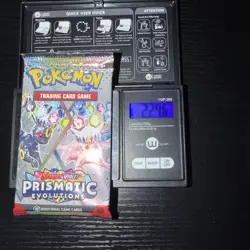 HEAVY!!! GOD PACKUUU 22.46g Prismatic Evolutions Pokemon TCG Booster (SEALED) - Image 1