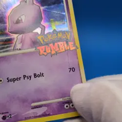 Mewtwo Lv. 65 9/16 Holo Promo Pokemon Rumble - 1 Owner See Pics - Image 3