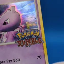 Mewtwo Lv. 65 9/16 Holo Promo Pokemon Rumble - 1 Owner See Pics - Image 4