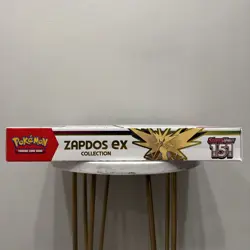 151 Zapdos ex Collection Box 4 Packs Scarlet & Violet Pokemon TCG **SEALED/NEW** - Image 3