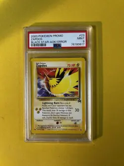 Pokemon Moltres #21 Articuno #22 Zapdos 23 Black Star Promo Set, AOKI ERROR - Image 5