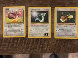 Pokemon TCG Eevee 51/64 55/82 Erika's Dratini 41/132 Lot 3 - Image 1
