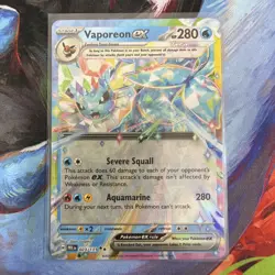 Vaporeon ex - Double Rare - Pokemon SV: Prismatic Evolutions - 023/131 NM - Image 1