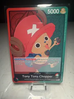 One Piece CCG Two Legends Tony Tony.Chopper Leader OP08-001 NM - Image 1