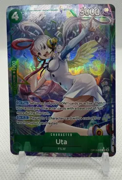 One Piece Excellent Uta (Alternate Art) OP13-023 Carrying On His Will Foil - Image 1