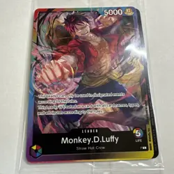 ONE PIECE 2ND ANNIVERSARY TOURNAMENT MONKEY D LUFFY P-043 Sealed Promo Pack - Image 2