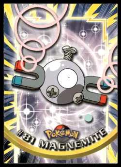 Pokemon Cards Magnemite #81 Topps Trading Cards Series 2 LP *1 - Image 1