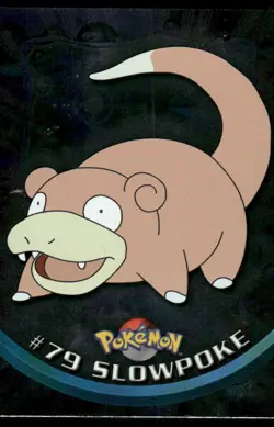 Pokemon Cards Slowpoke #79 Topps Trading Cards HOLO Series 2 NM - Image 1