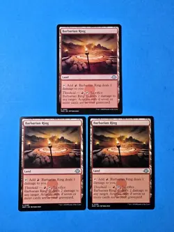 3x Barbarian Ring Modern Horizons 3 2024 Mtg Magic Gathering Card Land Mana 299 - Image 1