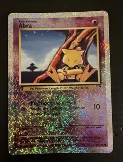 Pokemon Legendary Collection Reverse Holo Abra Card 67/110, Near Mint - Image 1