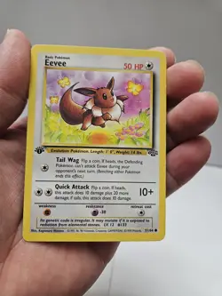Pokemon TCG Eevee Jungle Card 51/64 Regular Common 1st Edition - MP - Image 3
