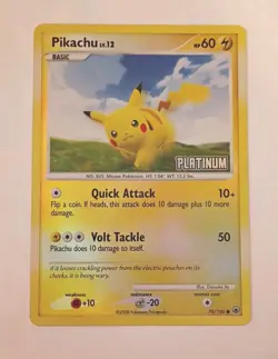 Majestic Dawn Pikachu Reverse Holo Platinum Stamped Pokemon Card 70/100 - Image 1