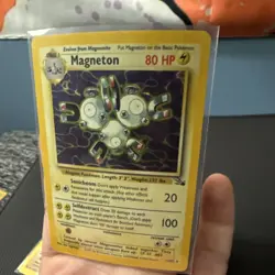 Pokemon Fossil TCG Card Lot Hitmonlee Magneton Haunter 1999 English - Image 5