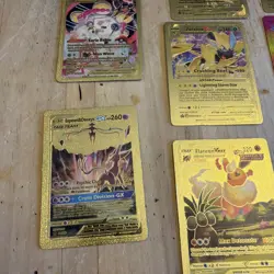 Pokemon Card Lot Gold Shiny Colorful Charizard And Others - Image 2
