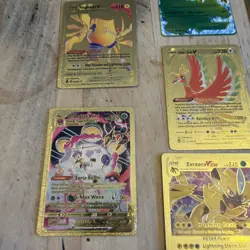Pokemon Card Lot Gold Shiny Colorful Charizard And Others - Image 3