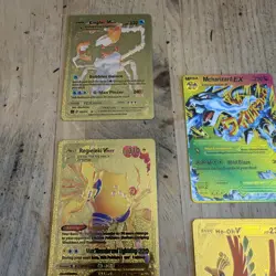 Pokemon Card Lot Gold Shiny Colorful Charizard And Others - Image 4