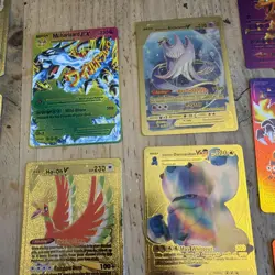 Pokemon Card Lot Gold Shiny Colorful Charizard And Others - Image 5