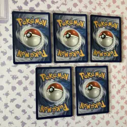 Pokemon TCG Surging Sparks Full Art Holo Card Lot Of 5 Illustration Rare Mint - Image 4