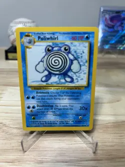 Poliwhirl 38/102 Base Set Uncommon Pokemon Card 1999 WOTC Vintage NM - Image 1