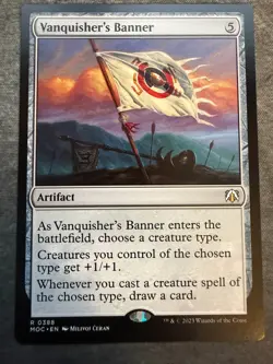 [1x] Vanquisher's Banner Near Mint, English March of the Machine Commander MTG M - Image 1