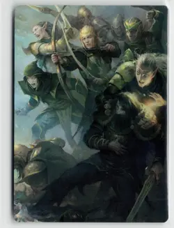 MTG Lord Of The Rings Art Series Galadhrim Brigade x1 NM 12/24 - Image 1
