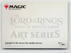 MTG Lord Of The Rings Art Series Gandalf Of The Secret Fire x1 NM 17/24 - Image 2