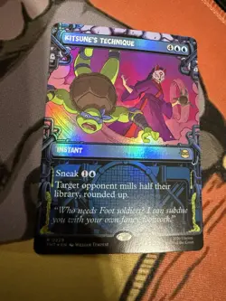 Kitsune's Technique - Foil - Showcase - TMNT MTG R 0229 - Image 1