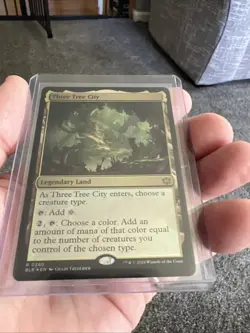 x1 Three Tree City - Foil R MTG Bloomburrow M/NM, English - Image 1