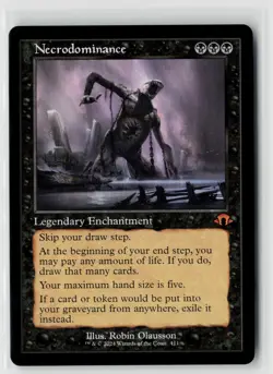 MTG Modern Horizons 3 Necrodominance (Retro Frame) x1 NM Mythic - Image 1