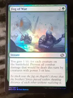 Fog of War FOIL , The Brothers War , Near M, MTG , FREESHIPPING - Image 1