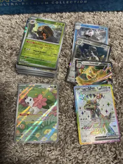 Open Box Pokemon TCG Mega Charizard X ex Ultra Premium Collection w/ 250+ Cards - Image 2