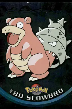 Pokemon Cards Slowbro #80 Topps Trading Cards |HOLO Series 2 NM *1 - Image 1