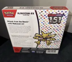 Pokemon TCG Scarlet and Violet - 151 Alakazam ex Collection Box - 4 Packs 820650855269 - Image 3