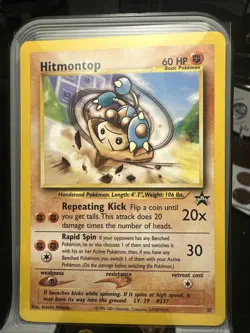 Hitmontop #37 Black Star Promo Pokemon Card Wizards of the Coast NM - Image 1
