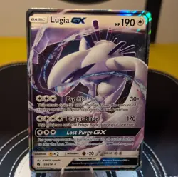 Pokemon Lugia GX Ultra Rare Holo SM-Lost Thunder 159/214 Basic 190HP - Image 1