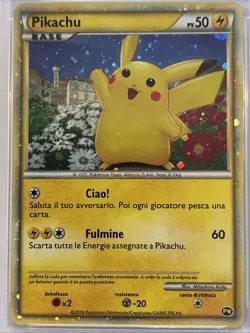 Pikachu Pokemon 2010 Holo P.M. Pikachu World Promo Italian PSA 10 - Image 3
