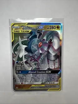 Pokemon Arceus & Dialga & Palkia GX TAG TEAM Ultra Rare Holo 156/236 280HP - Image 1