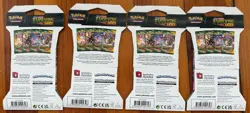 Pokemon Evolving Skies New Sealed Sleeved Blister Booster x4 Packs Full Art Set - Image 2