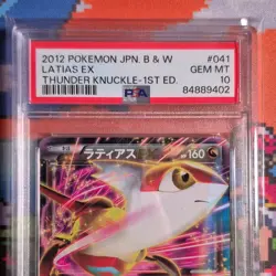 Pokemon TCG 2012 Latias #041/051 Thunder 1st Ed Holo Japanese PSA 10 - Image 3