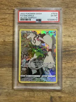 GRADED PSA 6 2022 Pokemon SWSH FA/Smeargle Silver Tempest #TG10 - Image 1