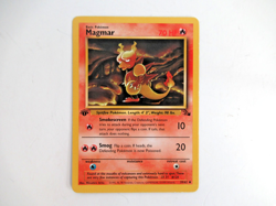 1st Edition Magmar 39/62 Pokemon TCG WOTC Base Set Fossil LP - Image 1