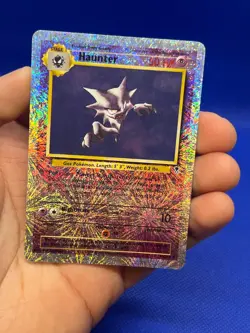 2002 VTG Pokemon Legendary Collection Haunter 46/110 Firework Reverse Holo DMG - Image 2
