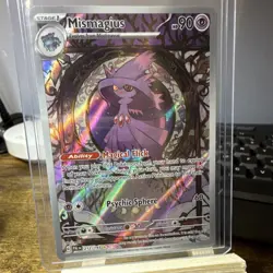 Pokemon TCG Mismagius Illustration Rare Full Art Holo SV02 212/193 HP 90 English - Image 1