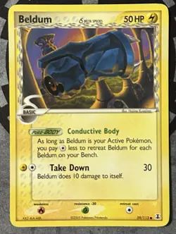 Pokemon TCG - BELDUM - EX Delta Species 59/113 Common - LP - Image 1